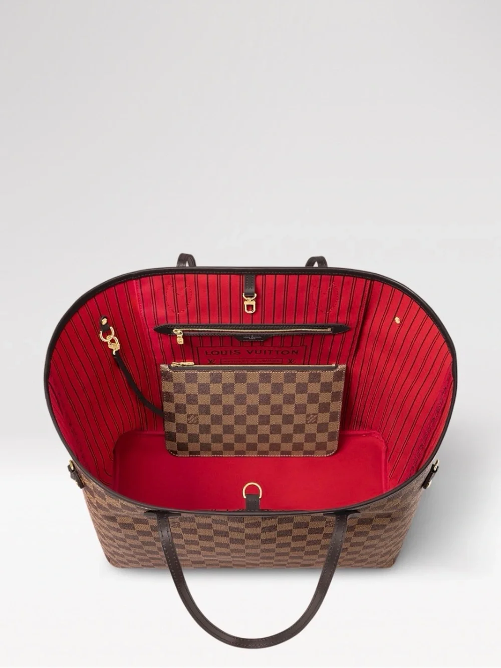 Louis Vuitton Neverfull GM with Red Stripe Interior - Picture 8 of 8